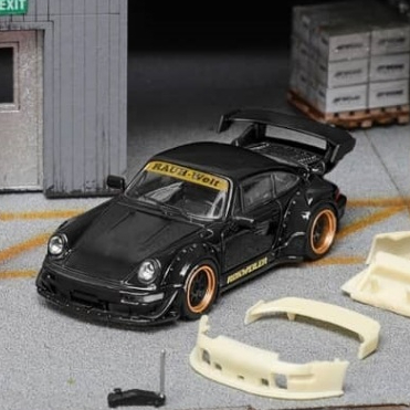 Star Model 1/64 Scale - RWB 964 GT Wing Rokweiler Black