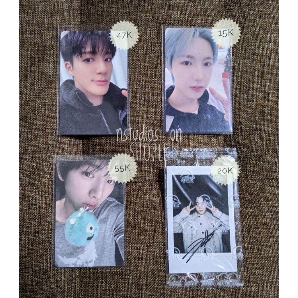 [READY STOCK] OFFCIAL PHOTOCARD NCT JENO RENJUN || JUMP VCE || EVERLINE || STARRIVER