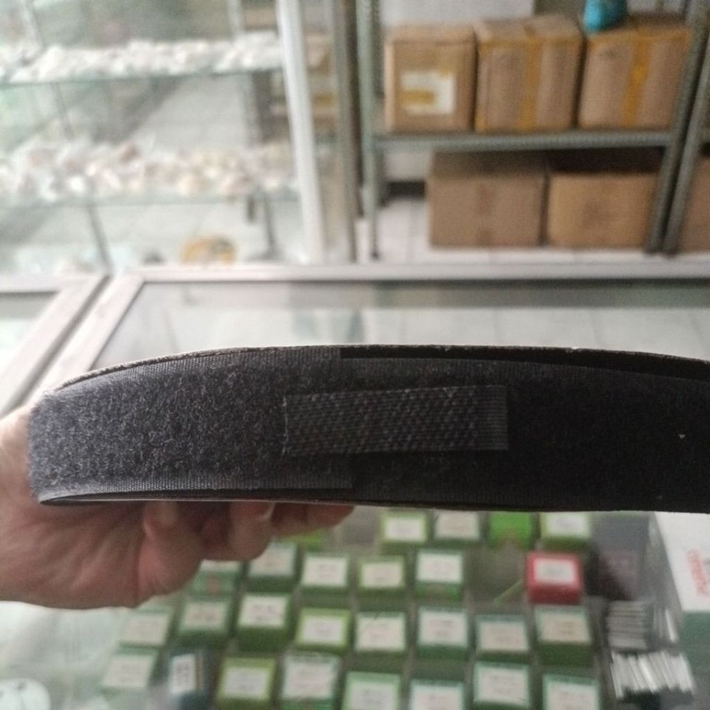 Velcro 2,5cm Hitam loop/lembut