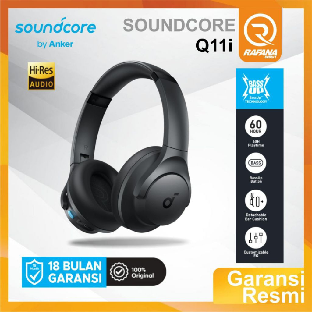 ANKER SOUNDCORE Q11i HEADSET ORIGINAL