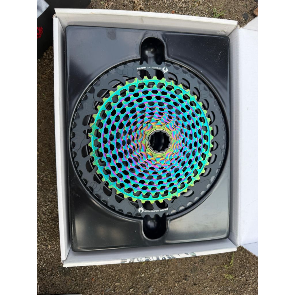 Sprocket Casette Sram XX1 Rainbow Oilslick Body XD 10/52T 12Speed