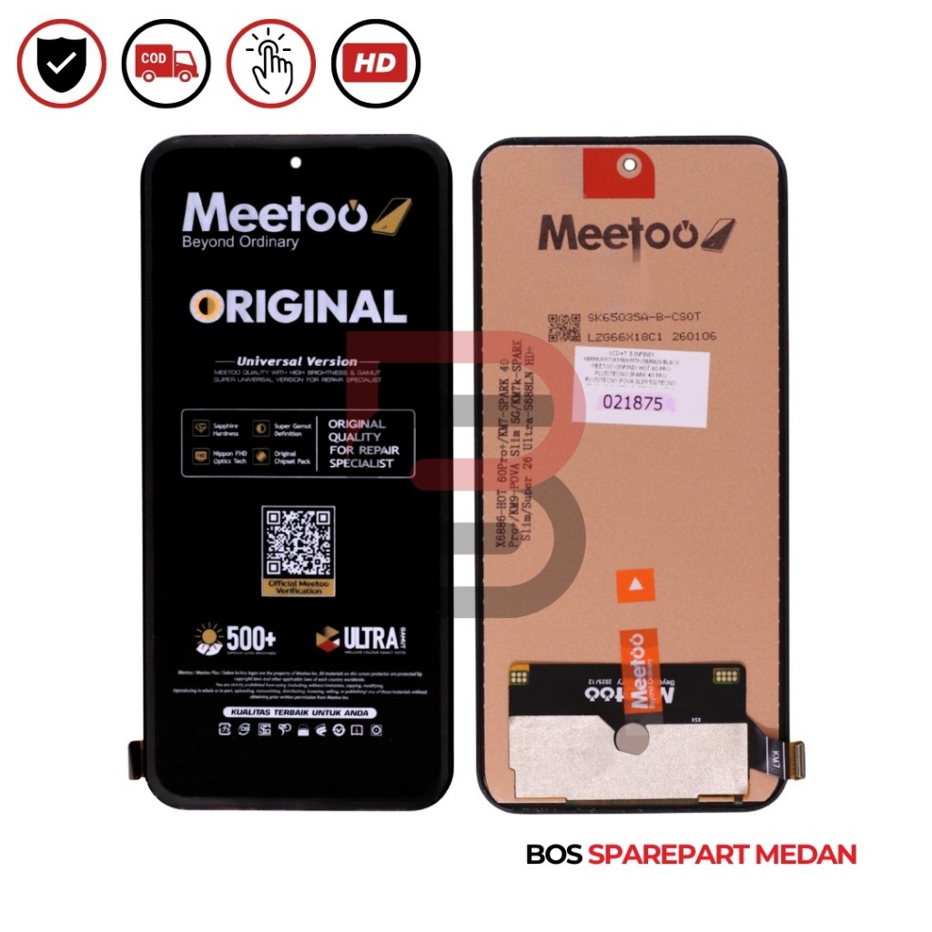 LCD INFINIX X6886 / KM7 / KM9 / KM7K / S688LN MEETOO INFINIX HOT 60 PRO PLUS / TECNO SPARK 40 PRO PL