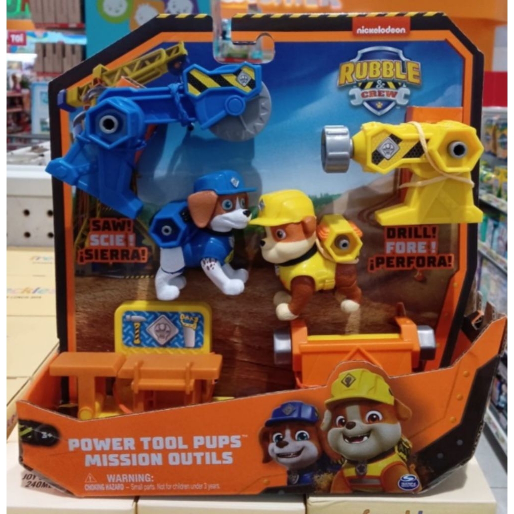 mainan anak paw patrol mainan figur chase rubble mainan mobil paw patrol