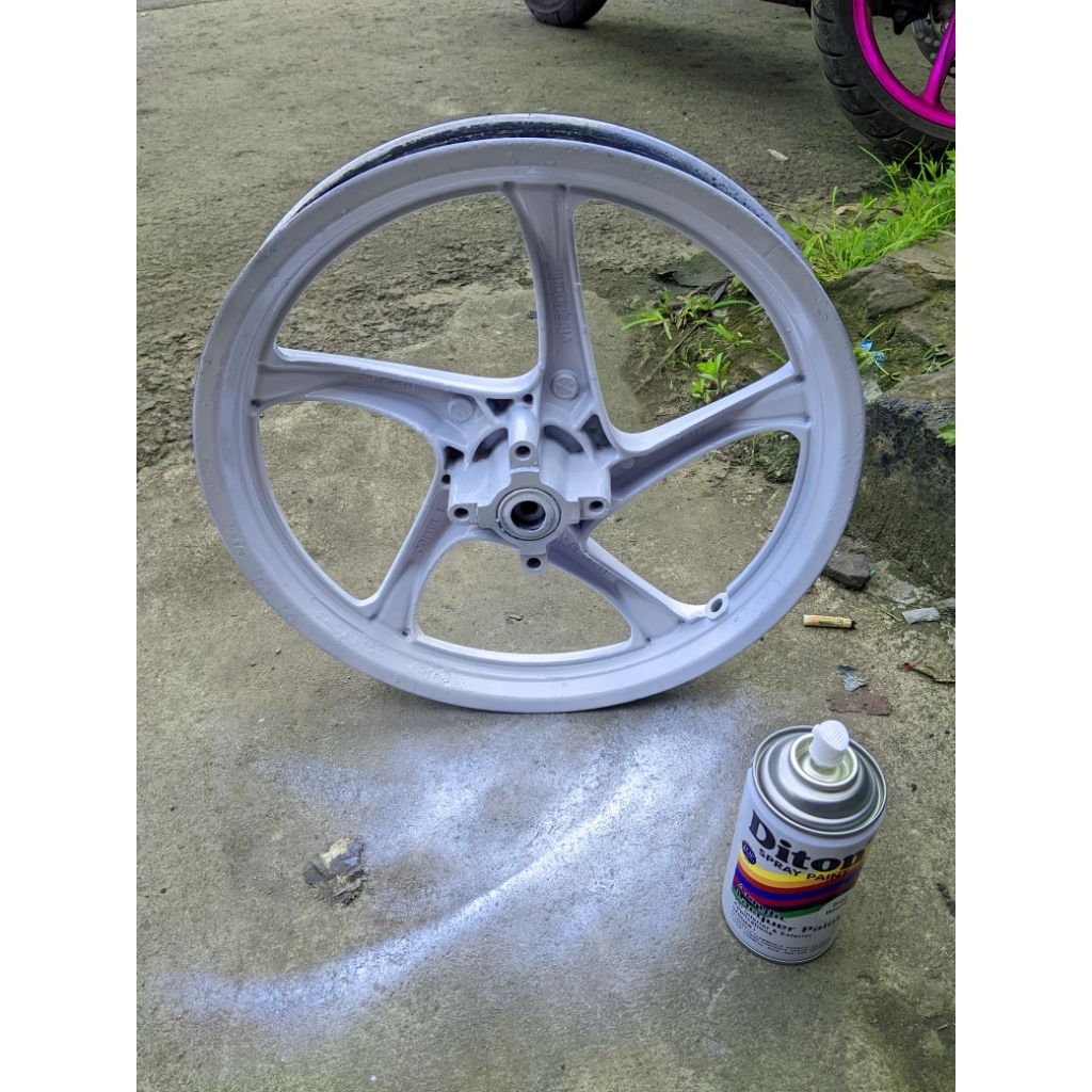 velg/pelek racing bagian depan motor Mio sporty/Mio soul/Mio smile ORI copotan