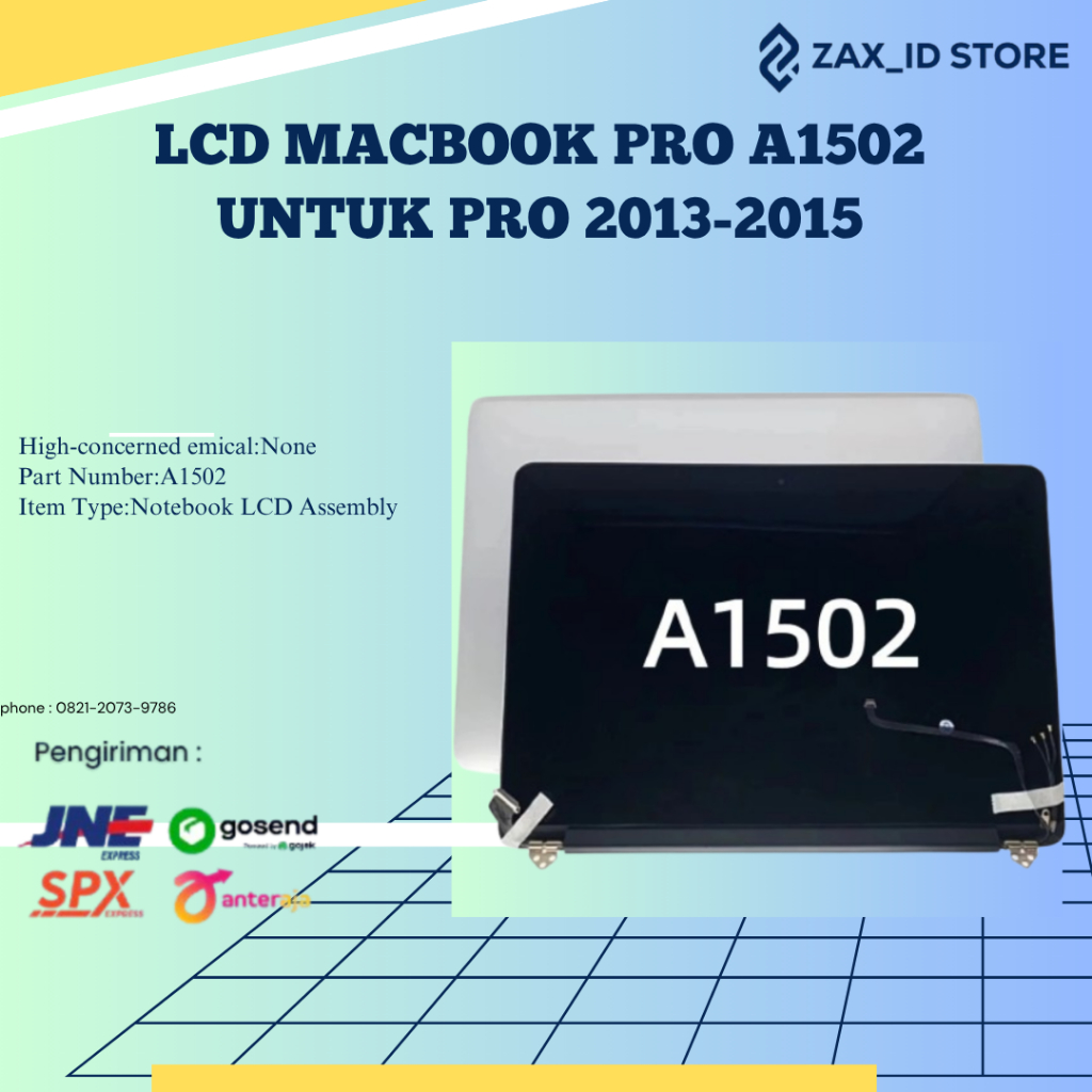 LCD MACBOOK PRO A1502 UNTUK PRO 2013-2015 COPOTAN ORIGINAL