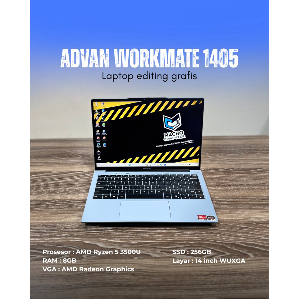 Advan Workmate 1405 Ryzen 5 3500U