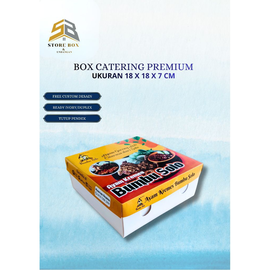 STORE BOX | BOX SULTAN PACKAGING PREMIUM | BAHAN DUPLEX | BISA CUSTOM DESAIN
