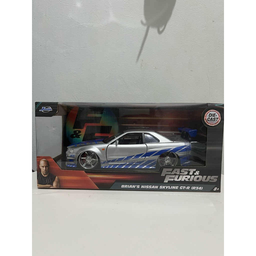 Jada BRIAN'S NISSAN SKYLINE GT-R (R34)