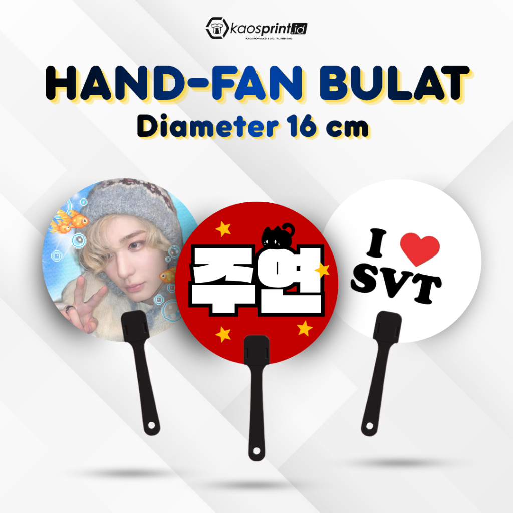 HAND FAN / KIPAS TANGAN CUSTOM 16 CM