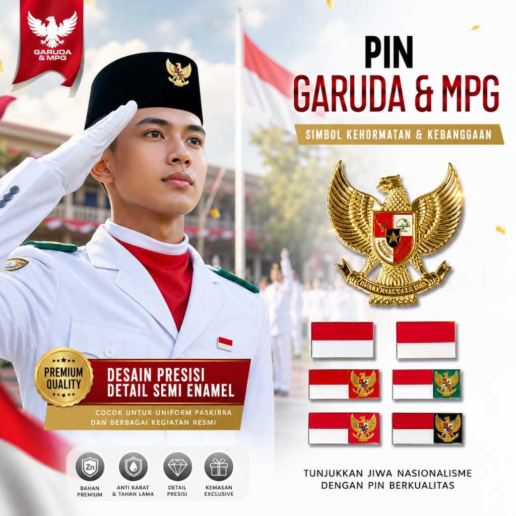 Pin Paskibra Garuda MPG