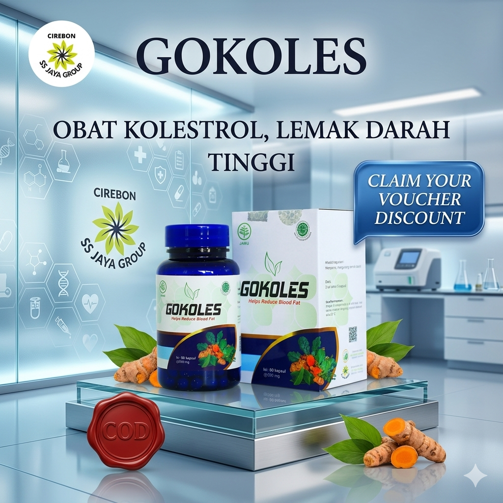 GOKOLES OBAT KOLESTROL- OBAT PENYEMBUH LEMAK DARAH