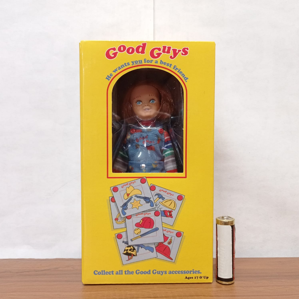Mainan action figure GOOD GUYS chucky 13 cm Full Artikulasi