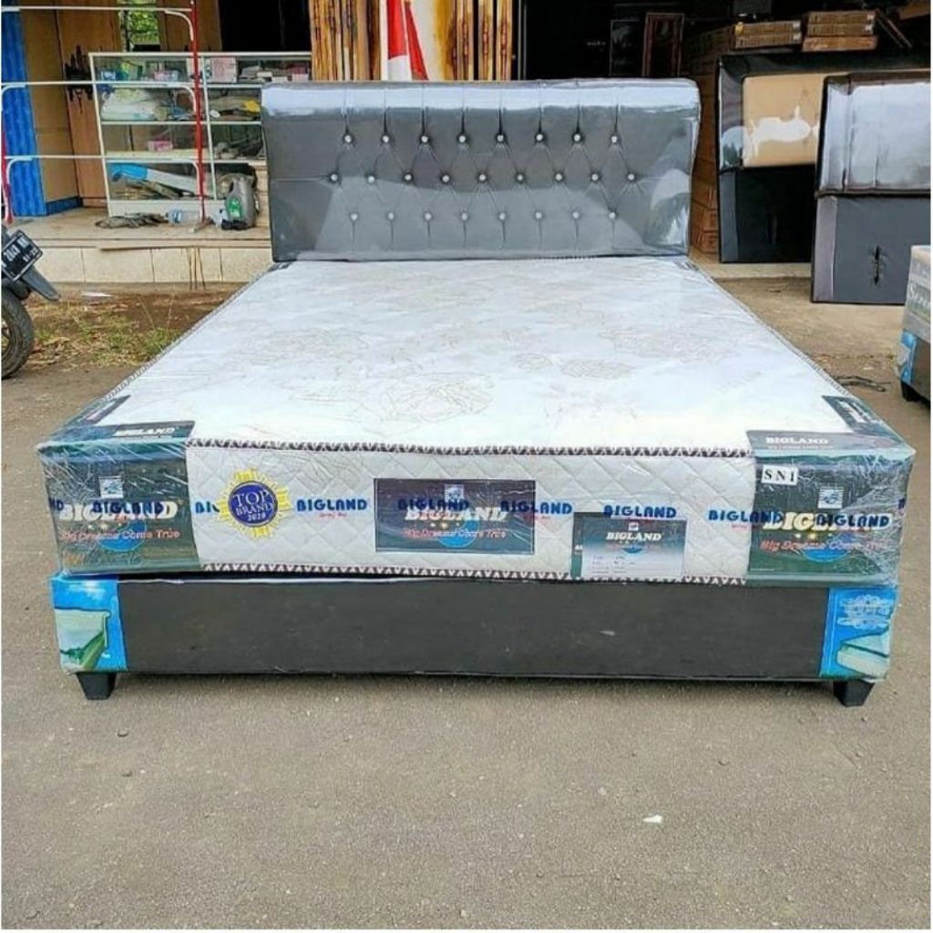 spring bed bigland set deluxe reguler