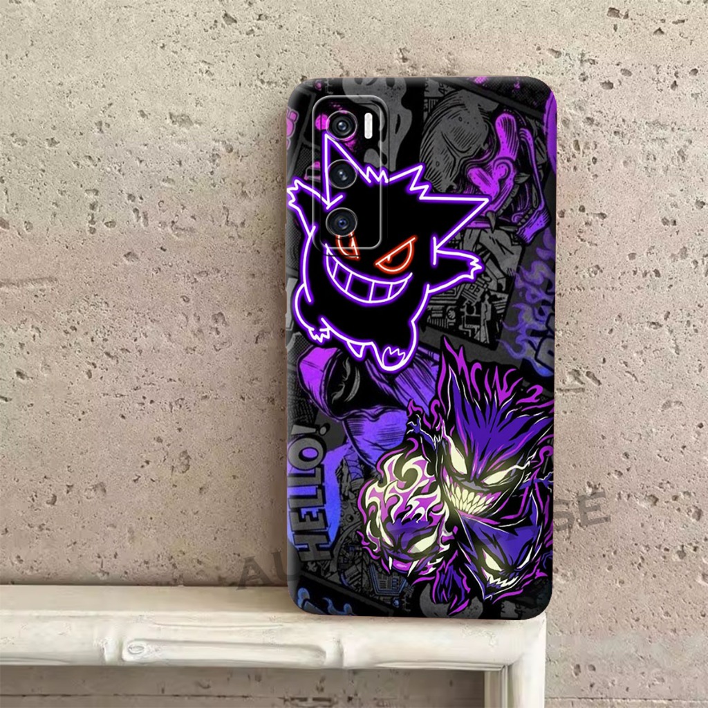 Case Kompatible Untuk Hp Vivo V20se - Softcase - Motif ShadowPurple - Anti Jamur - Procamera