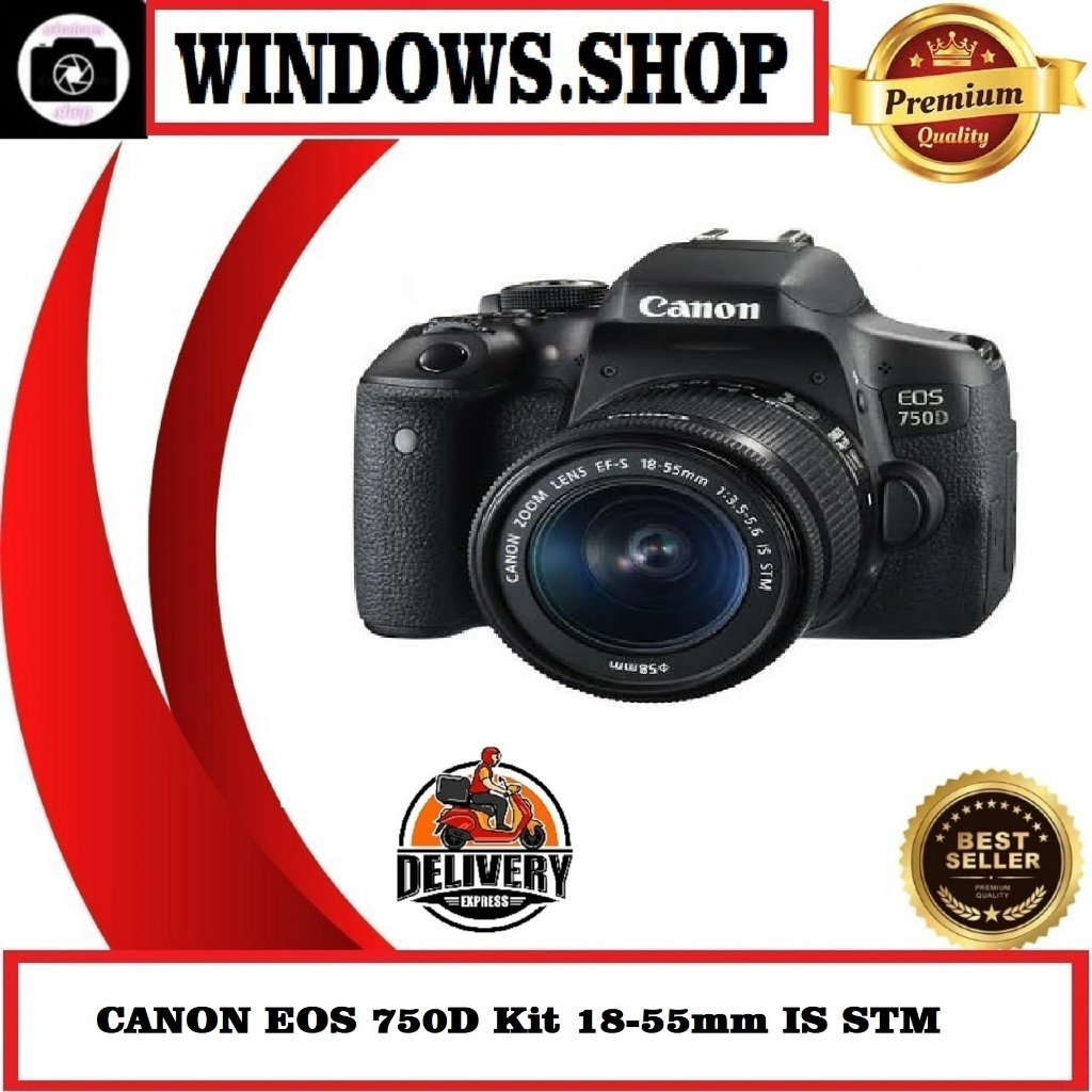 CANON EOS 750D Kit 18-55mm IS STM / EOS 750 D / EOS 750D paketan