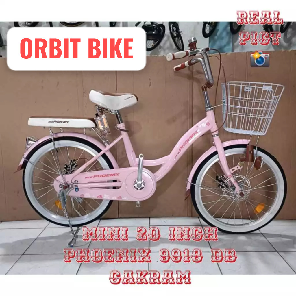 Sepeda Mini 24 inch Keranjang PHOENIX NP 9918 Sepeda Anak Perempuan Murah
