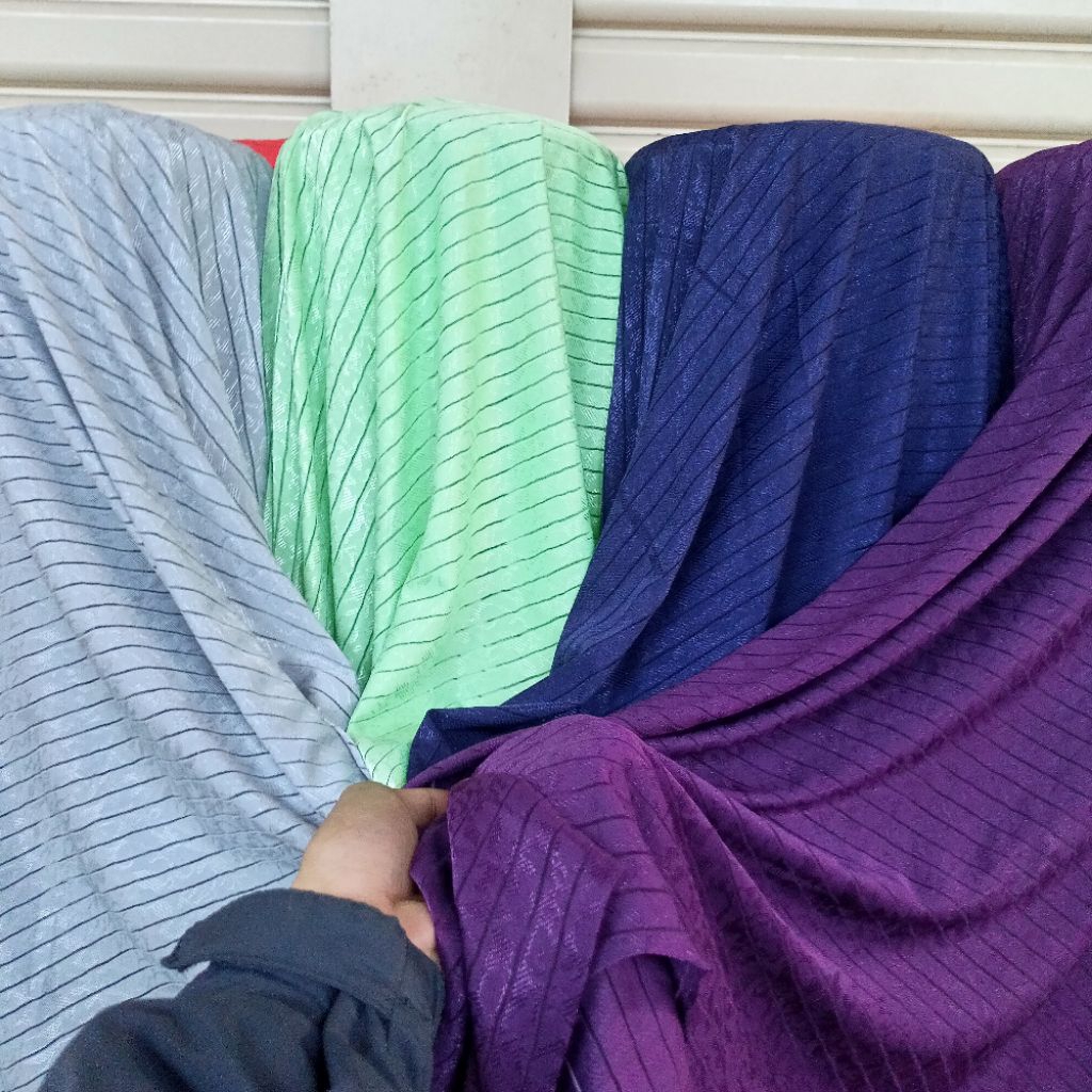 Kain/Bahan Plisket Motif Bunga / Kain Plisket Jarak Motif Bunga / Kain Plisket Naik Turun Viral / Ka