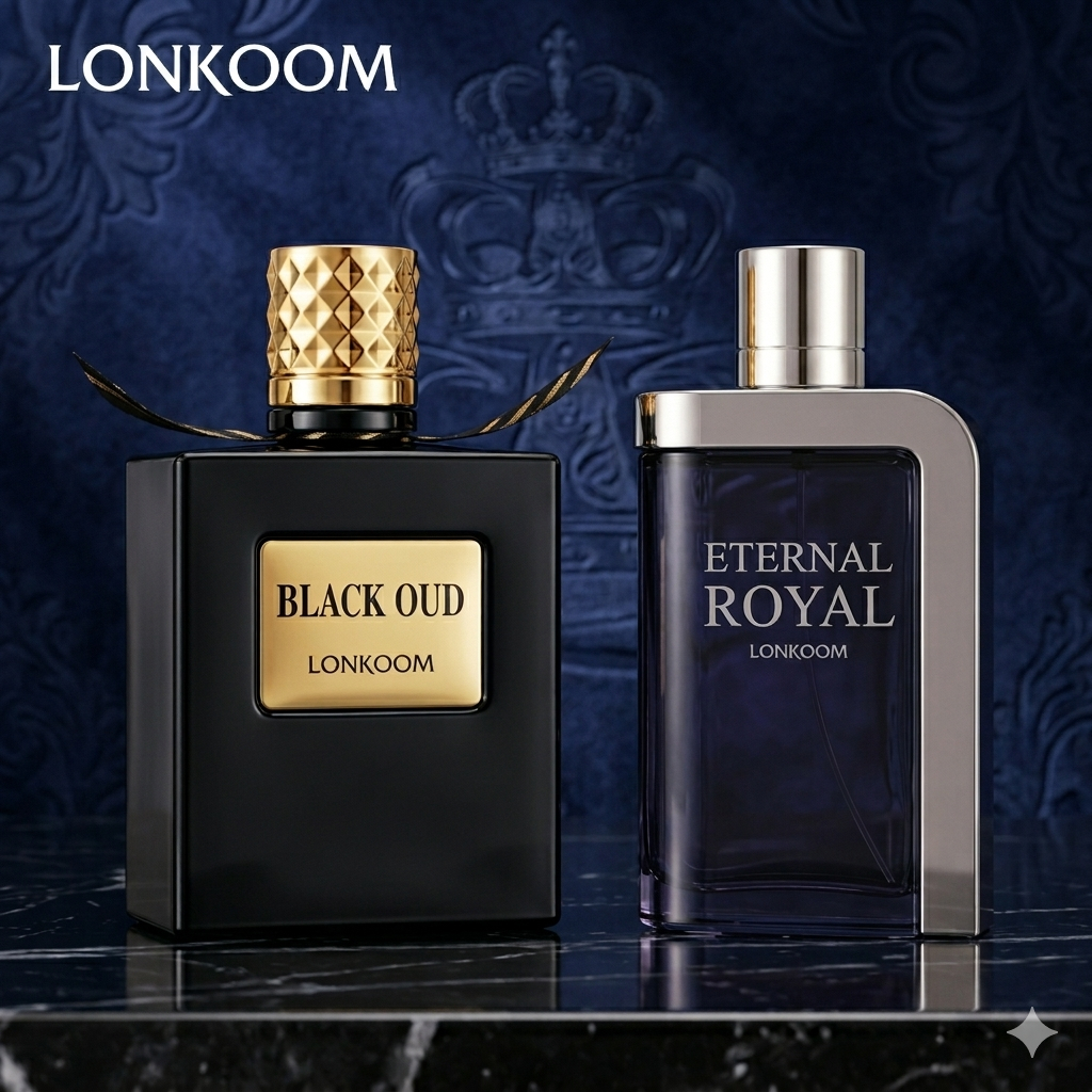 Lonkoom Parfum Bundle Pria Noble Blue Black Maskulin Mewah Premium Pemikat Wangi