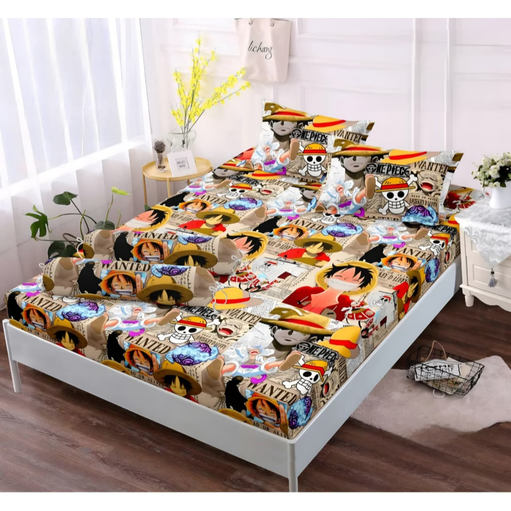 SPREI KARAKTER ZORO ONE PIECE TERBARU FREE SARBAN SARGUL // SEPREI ONE PIECE