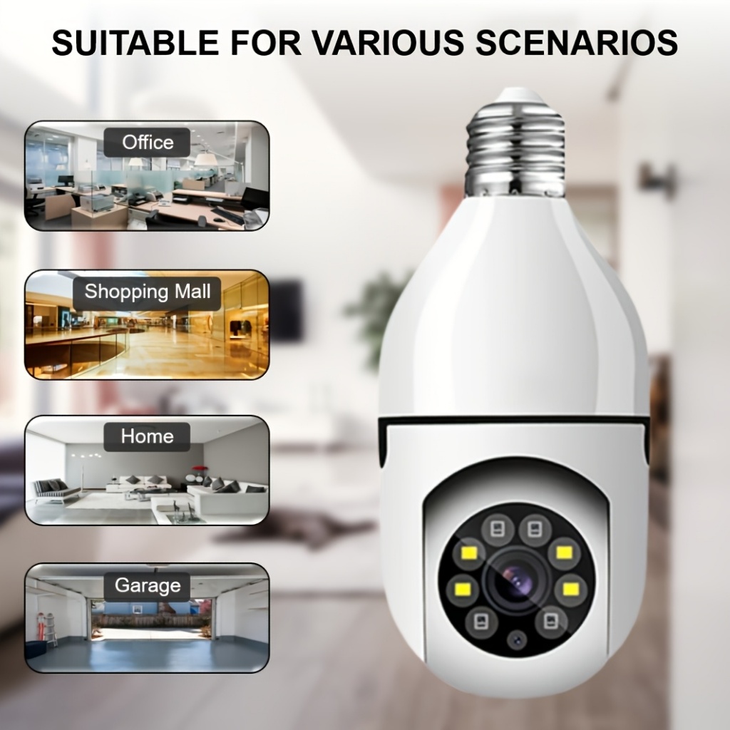 Cctv V360 Pro bohlam jernih 4K