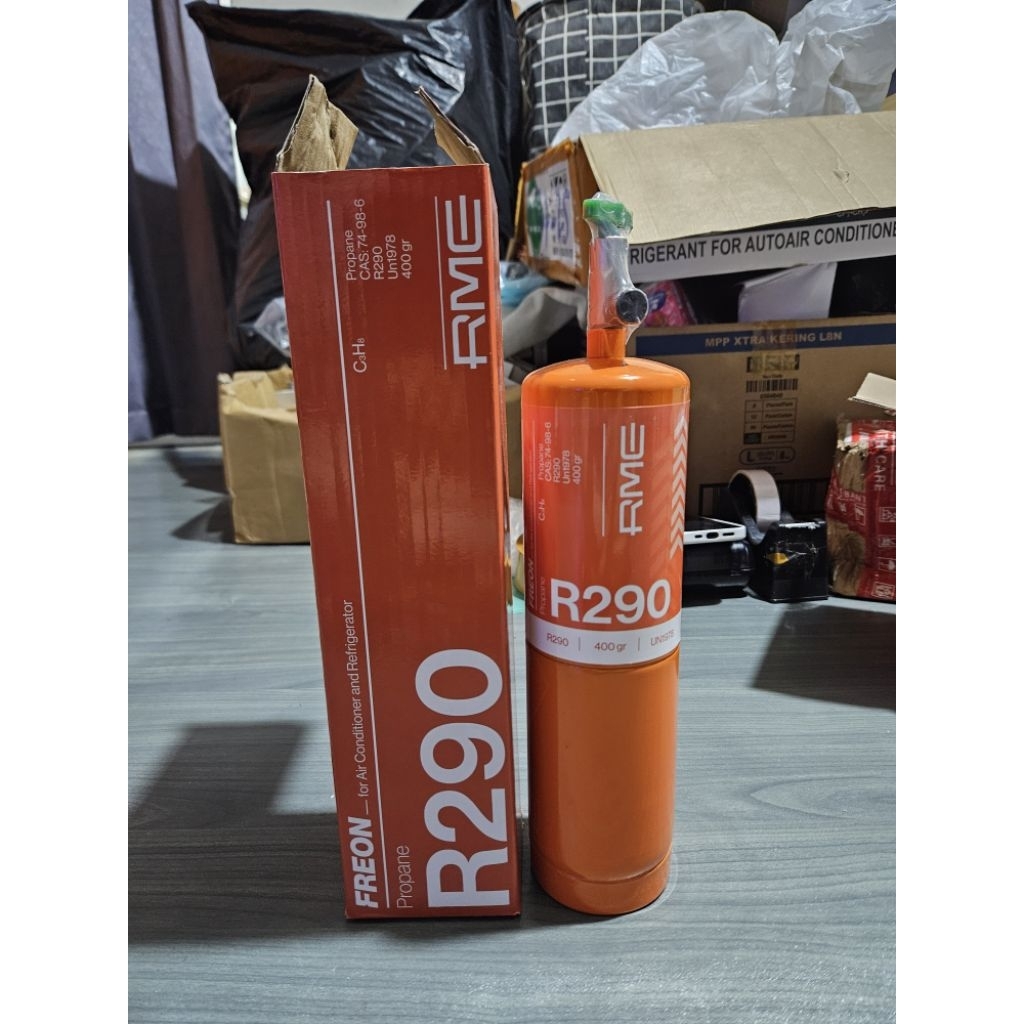 Freon R290 Kaleng / R 290 400Gram 400 G Merk RME / Refrigerant