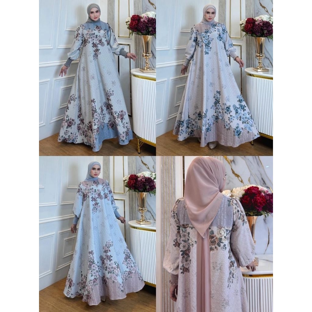 OMAIRA SET BY NINONA GAMIS SET HIJAB
