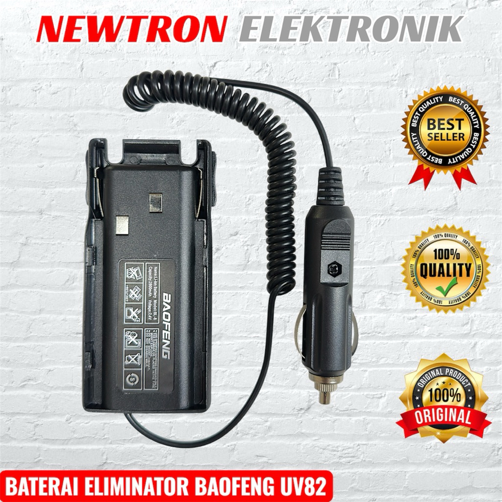 Baterai Eliminator HT Baofeng UV82 Compatible Vertec VT82 Pofung Berlin BJH Comteck Merodith Toripho