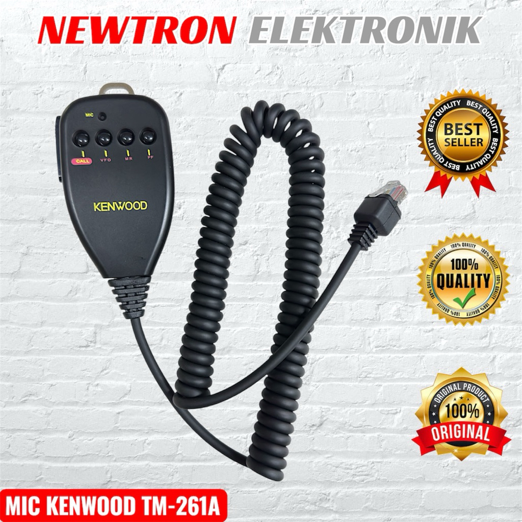 Mic Rig Kenwood TM261 TM251 TM271 TM281 TM471 TK768 MC45 PTT Extramic Handmic Microphone Mikrofon TM