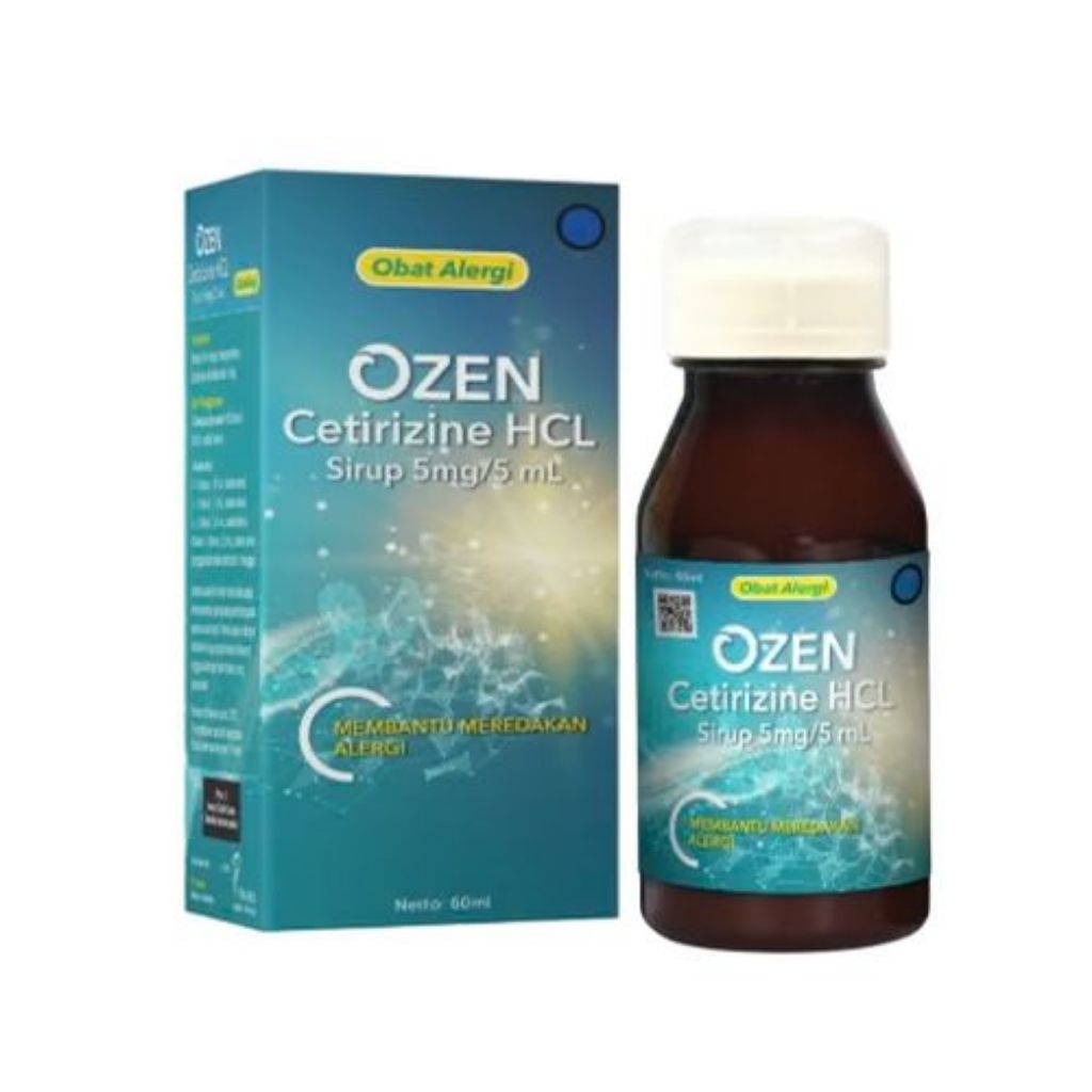 Ozen sirup 60ml- cetrizine obat alergi