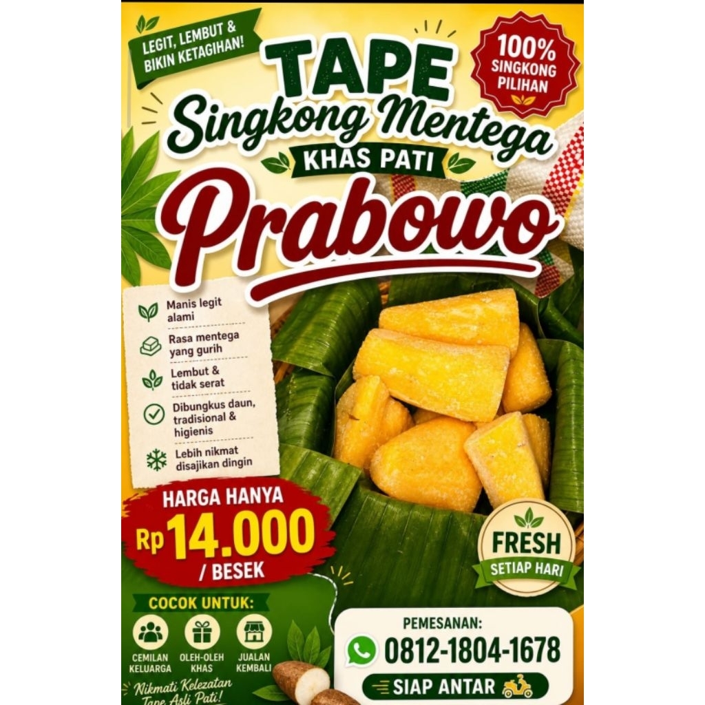 tape singkong pati