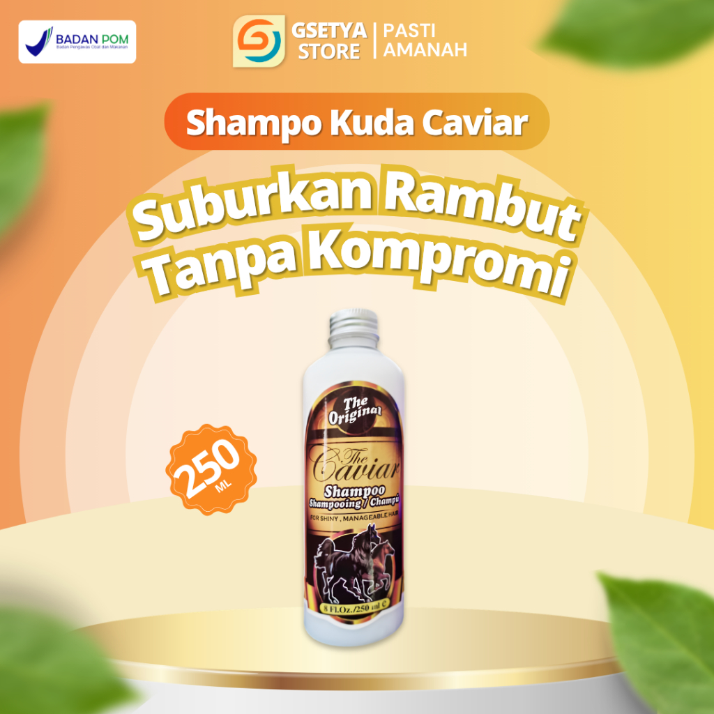 Shampo Shampoo Sampo Kuda Caviar Pemanjang Rambut Perawatan Penumbuh Penyubur Rambut Kebotakan Ronto
