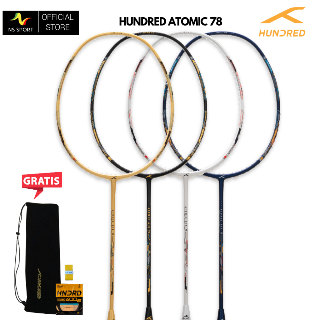 Raket Badminton Hundred Atomic Air 78