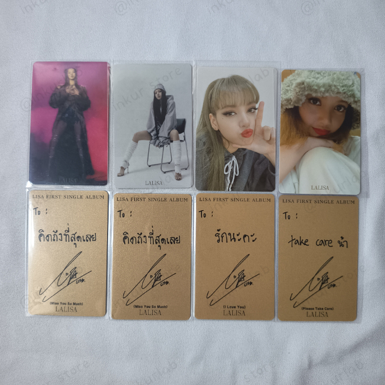 Photocard BLACKPINK LISA - LALISA POB Applewood Official SET