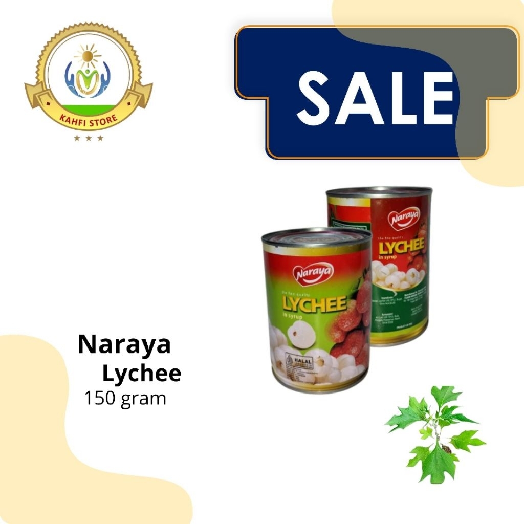Naraya Lychee leci kaleng 565gram