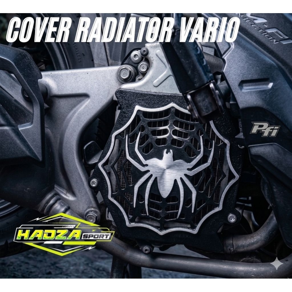 Tutup Radiator Cover Radiator Vario 150 Vario 125 Vietnam Series CNC Lokal Aluminium Almunium Cover 