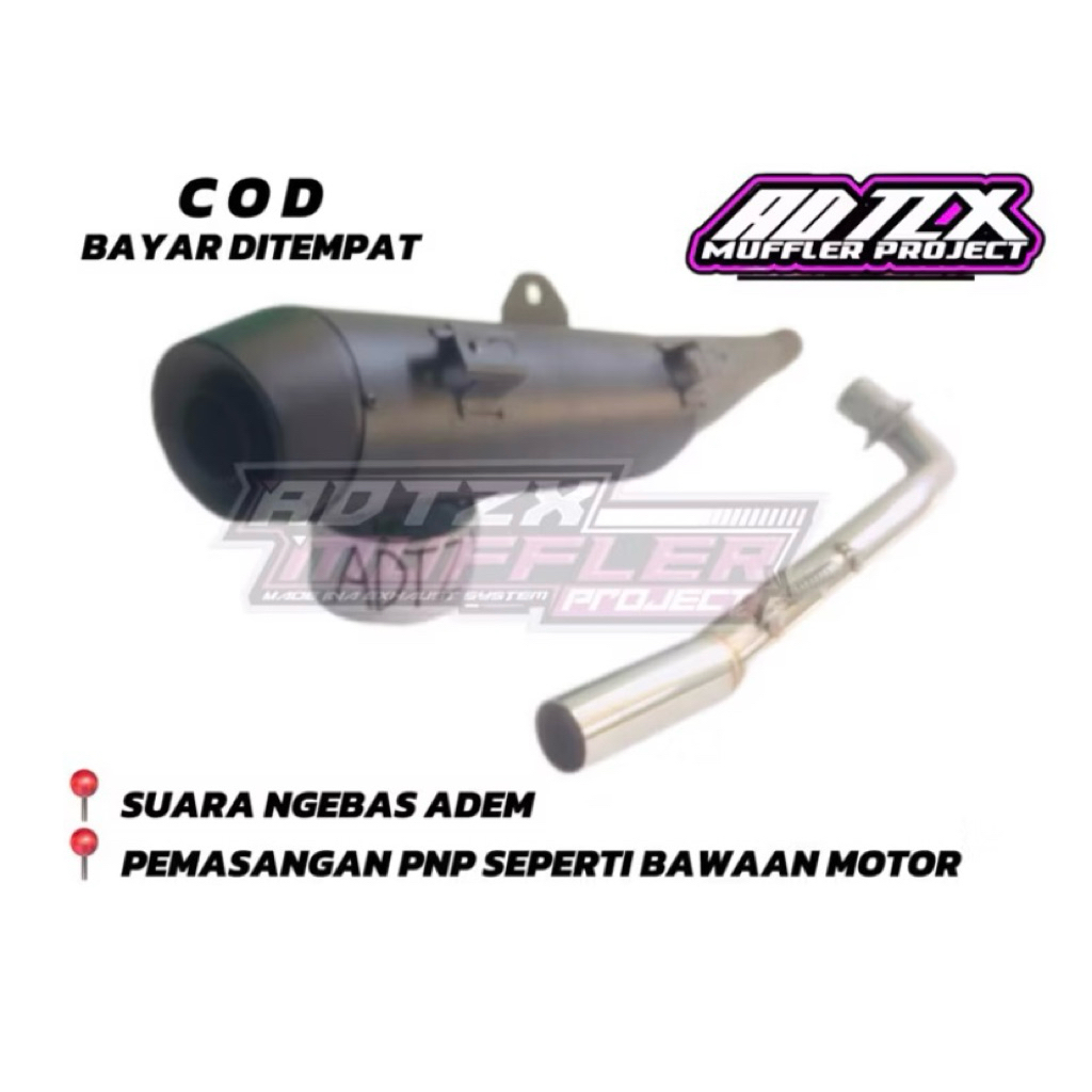 KNALPOT TSUKIGI STANDAR RACING JUPITER Z JUPITER Z1 VEGA R VEGA ZR VEGA RR JUPITER MX 135 MX KING 15