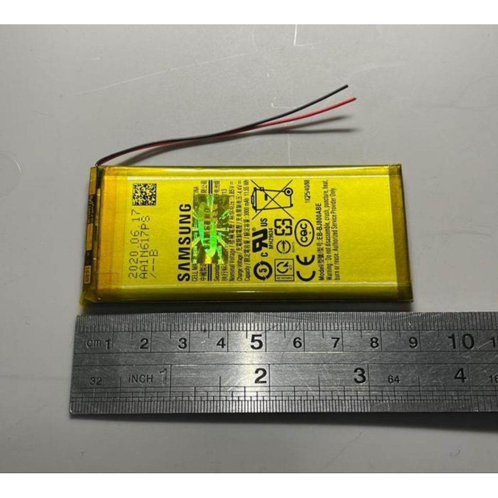 Baterai batre litium polymer 3000mah 11,55wh