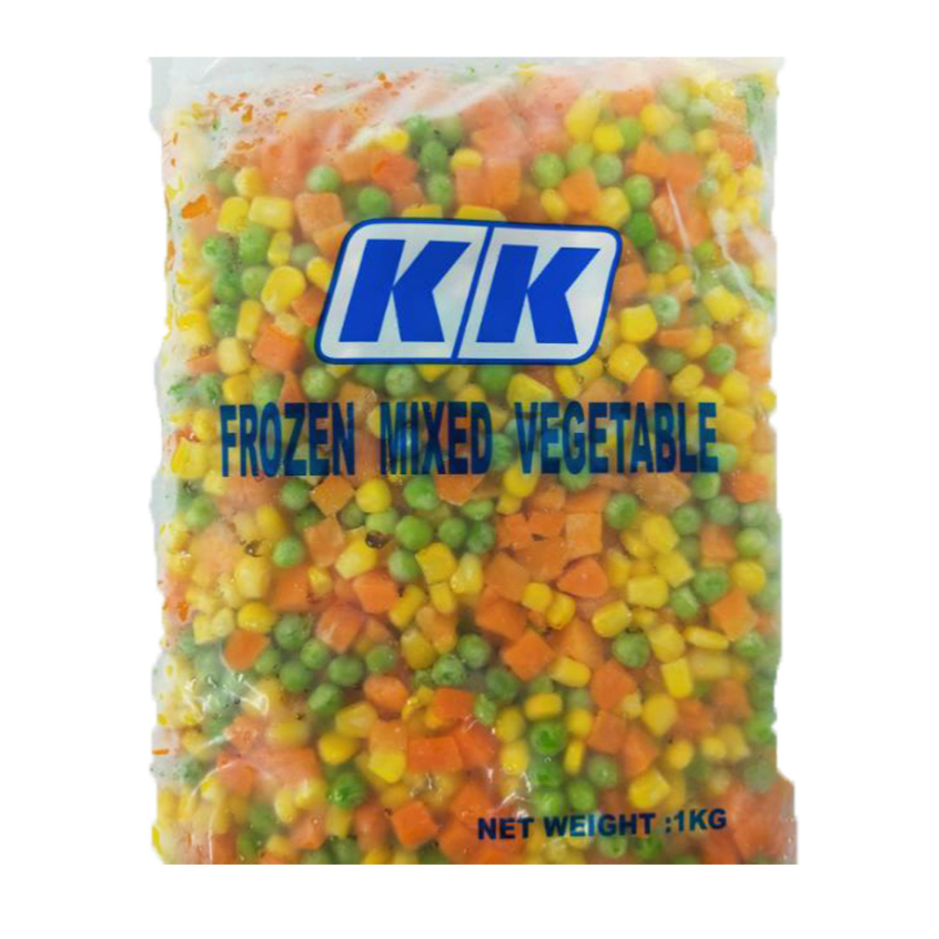 KK Mixed Vegetables 3 ways 1 Kg - Sayuran beku mix vegetables 1 Kg