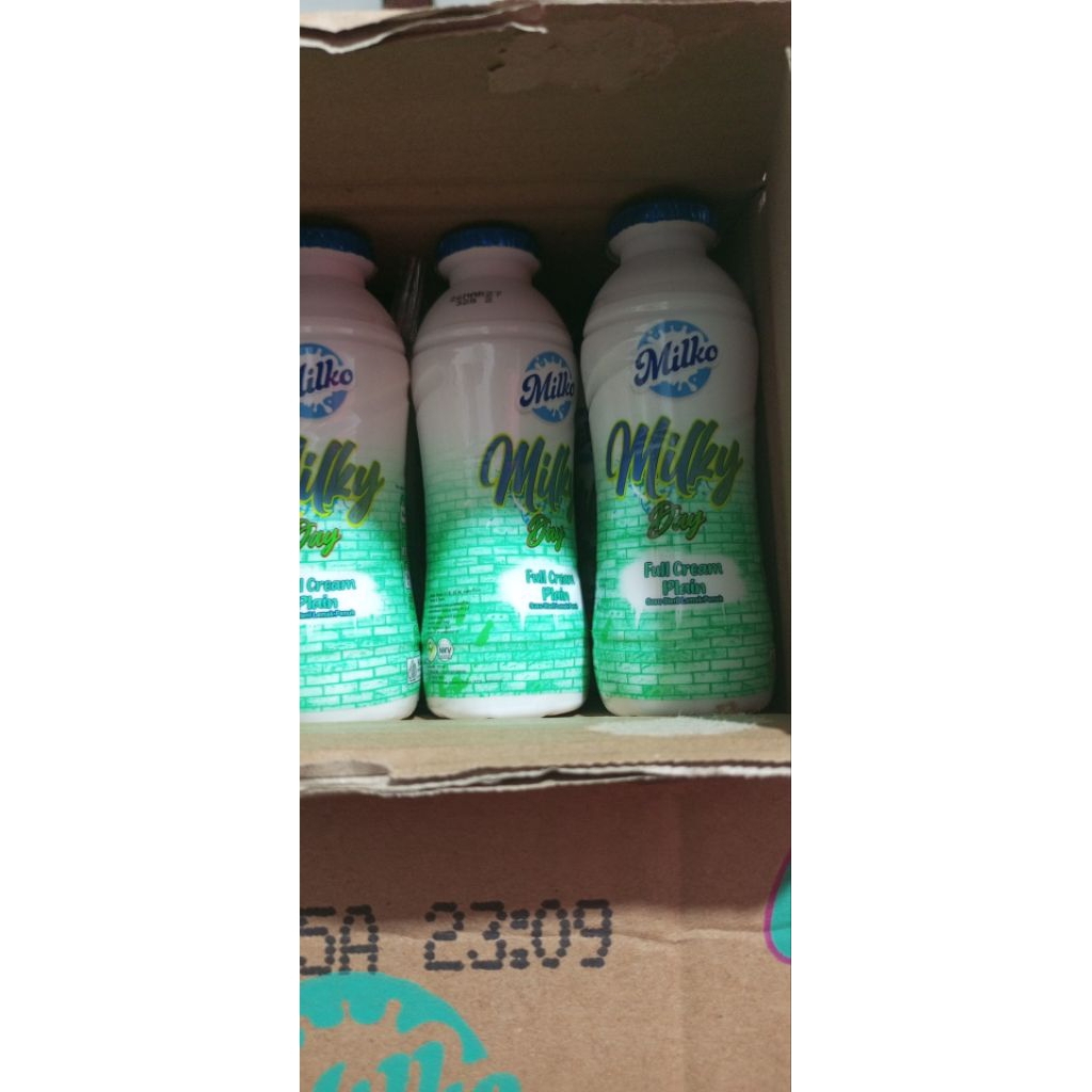 milko milky day susu plain 115 ml/36 botol