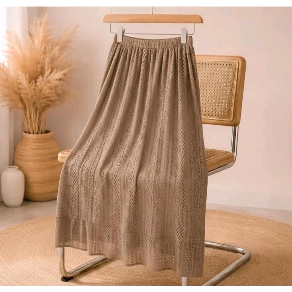 rok burkat rempel bawah.rok burkat premium halus casual remaja dan dewasa,rok burkat kekinian