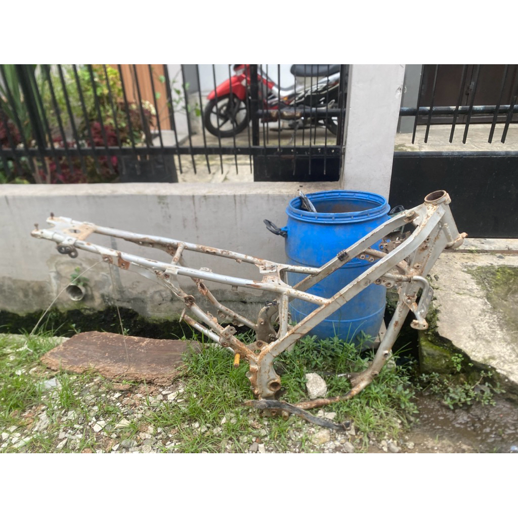 rangka trail klx original mulus
