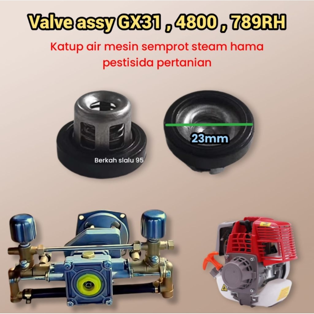 Valve assy tu26 23mm katup klep air power sprayer 2 TAK mesin semprot