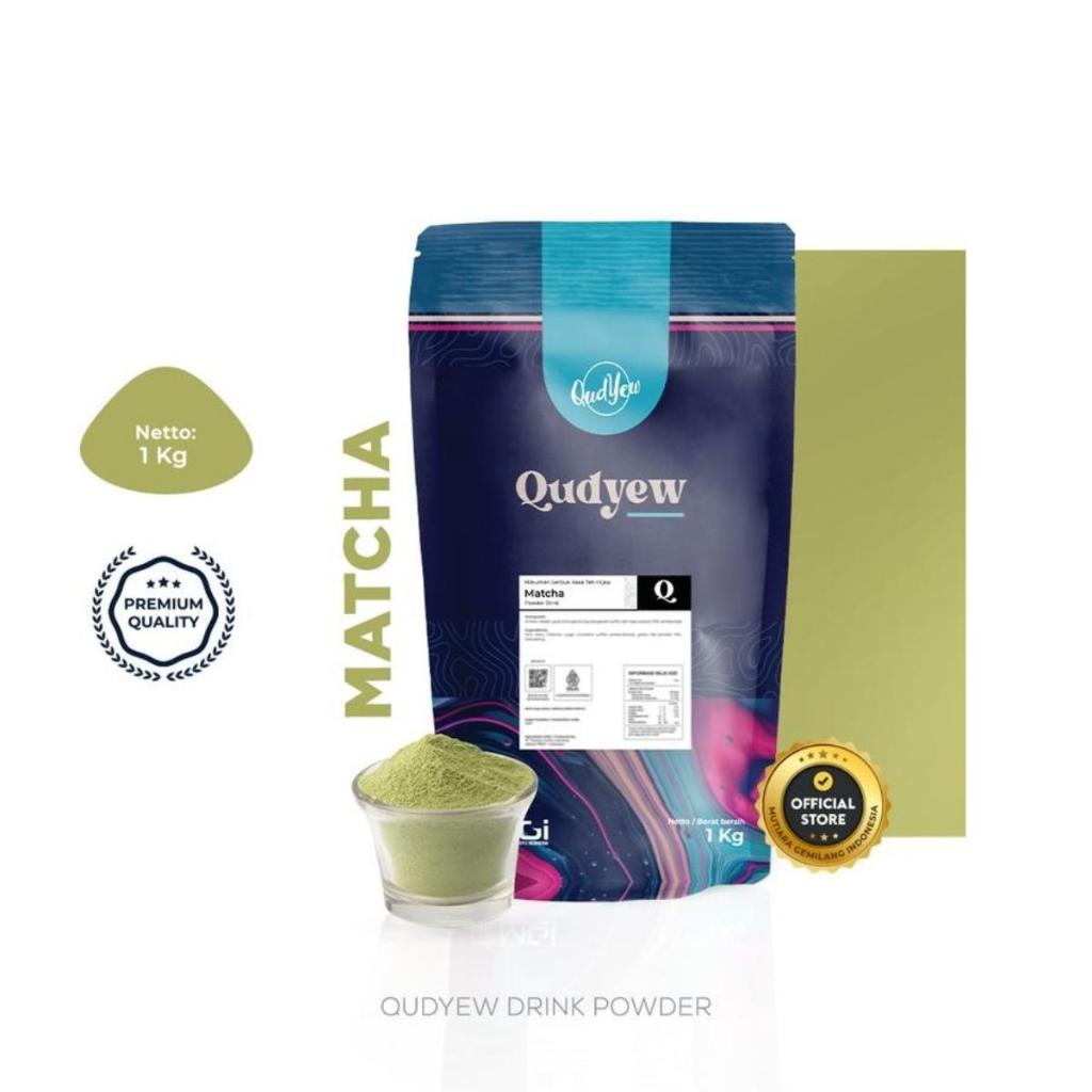 Japanese Matcha powder Import Taiwan QUDYEW minuman teh hijau 1kg