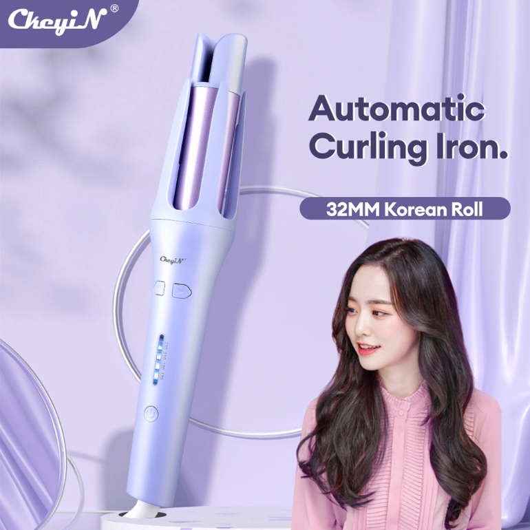 READY CATOKAN CkeyiN Keriting Hair Curly Automatic Otomatis Catok Pengeriting Rambut Keramik