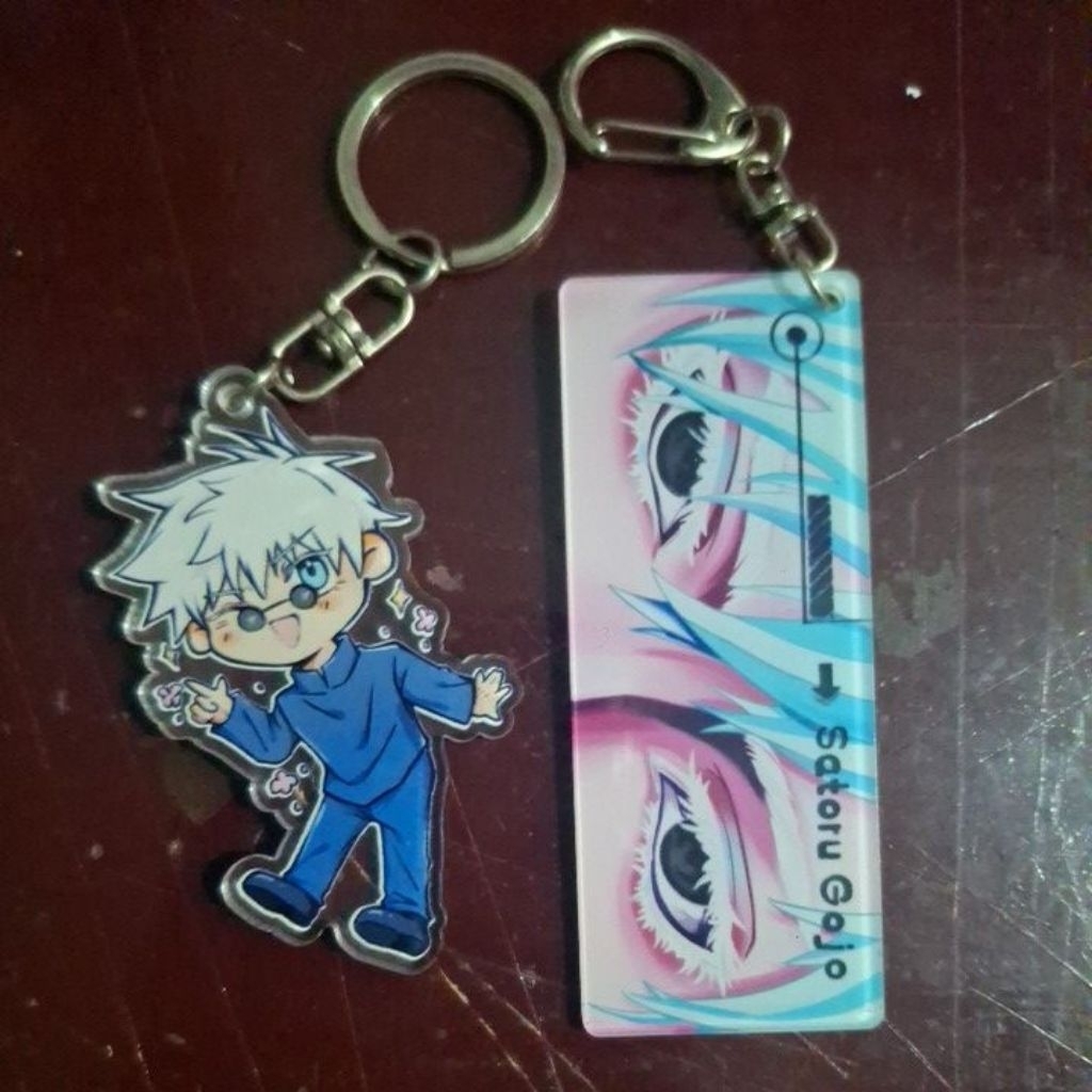 [fanmerch] keychain jujutsu kaisen - gojo