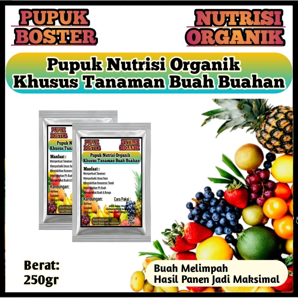 pupuk semua jenis tanaman buah/pupuk organik/boster semua jenis tanaman buah