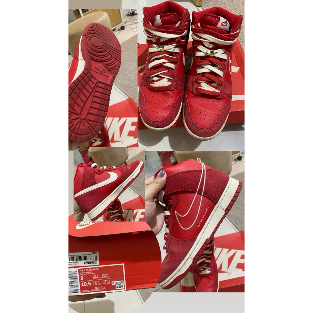 Nike Dunk High SE Red