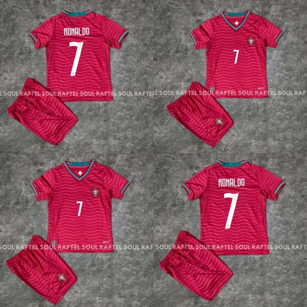JERSEY BAJU BOLA ANAK PORTUGAL HOME KIDS 2026 RONALDO GRADE ORI