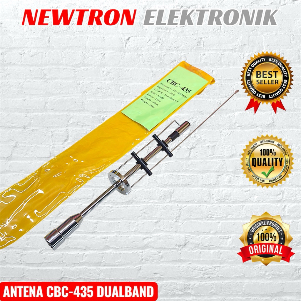 Antena CBC-435 Dualband VHF UHF di Mobil Compatible HT Rig ICOM Yaesu Kenwood Alinco Motorola Rig Mi