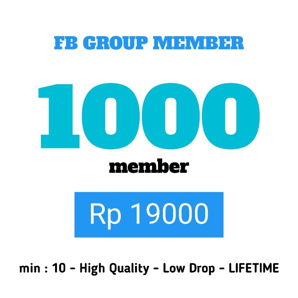 FACEBOOK GRUB MEMBER FB MEMBER GROUP RLIFETIME